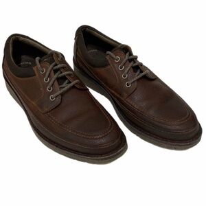 Dockers Shelter Men’s Rugged Brown Leather Lace Up Oxfords Dadcore Size 11M